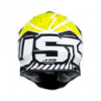 CASCO JUST1 J-39 POSEIDON NEGRO / AMARILLO FLUOR / BLANCO